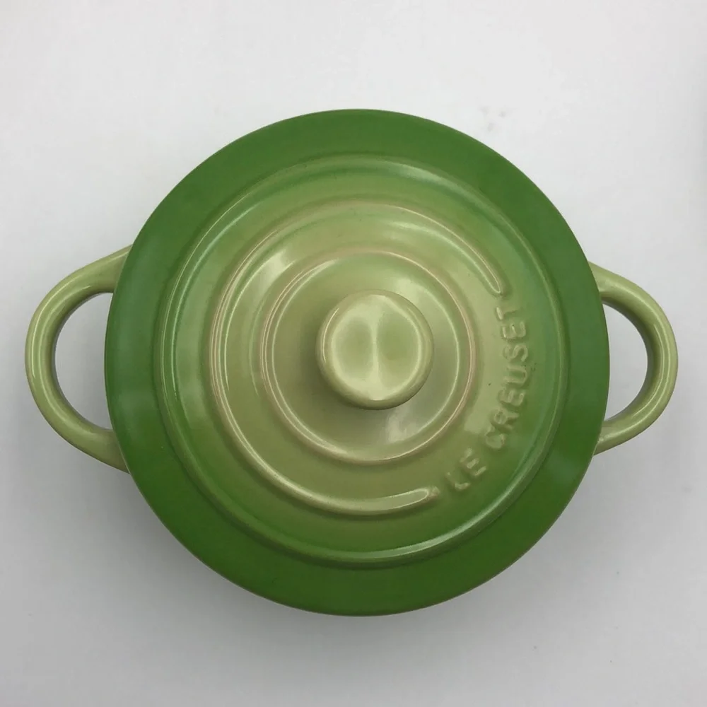 Le Creuset Mini Round Cocotte Palm 8 oz Set of 4